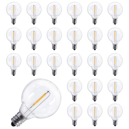 Bec LED G40 0.5W 4.5lm lumina calda 2700 K, 3V, pentru instalatii solare