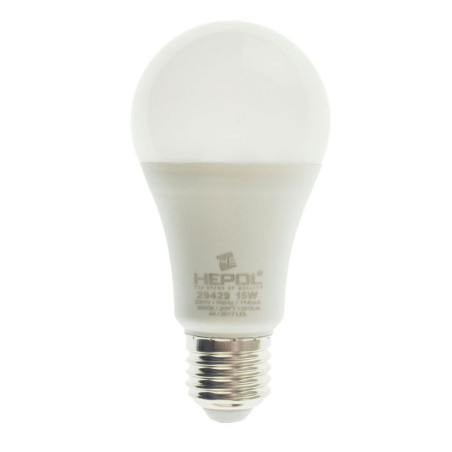 Bec LED Hepol clasic A60 E27 15W 1800lm lumina calda 3000 K