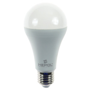 Bec LED Hepol clasic A65 E27 18W 2100lm lumina calda 3000 K