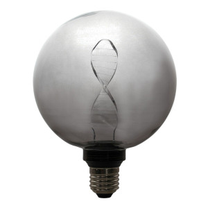 Bec LED Hepol decorativ G125 Smoke E27 3.5W 130lm lumina calda 1800K, dimabil