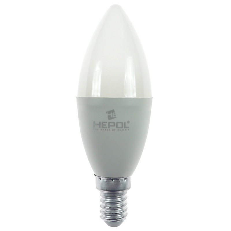 Bec LED Hepol lumanare E14 8W 900lm lumina calda 3000 K