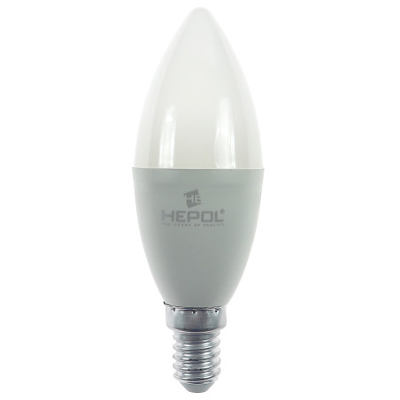 Bec LED Hepol lumanare E14 8W 900lm lumina calda 3000 K