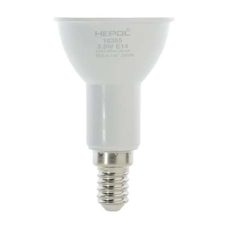 Bec LED Hepol spot R50 E14 3.5W 380lm lumina calda 3000 K