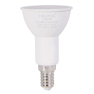 Bec LED Hepol spot R50 E14 6.5W 600lm lumina calda 3000 K