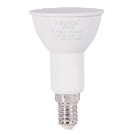 Bec LED Hepol spot R50 E14 6.5W 600lm lumina calda 3000 K