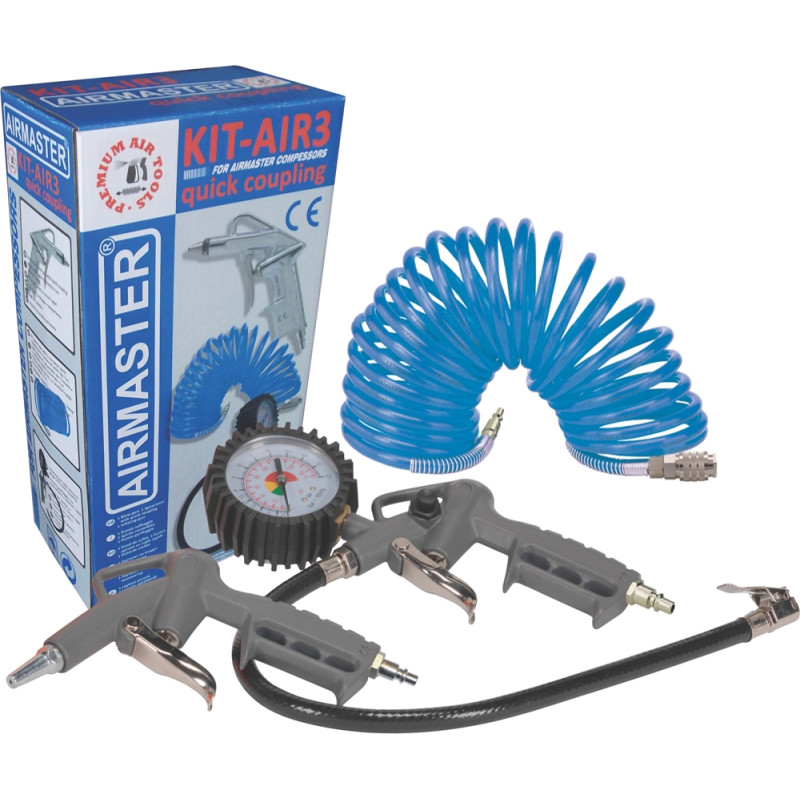 Set 3 accesorii aer comprimat, Airmaster Kit-Air 3