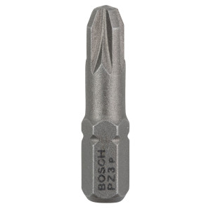 Set 3 biti pentru insurubare, Bosch XH, profil Pozidriv, PZ3, 25 mm