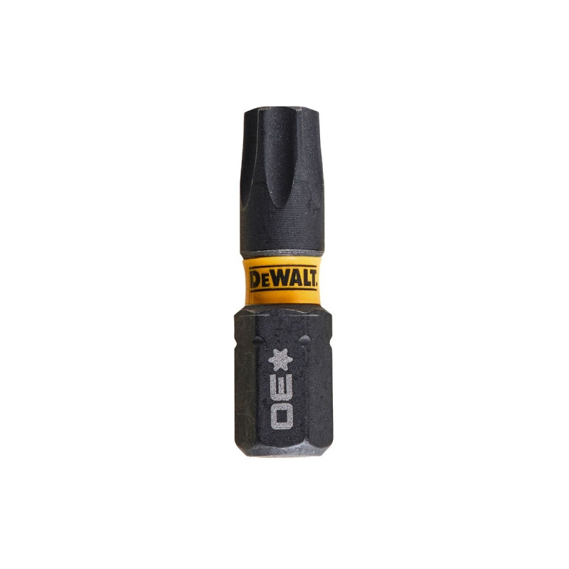 Set 5 biti pentru insurubare de impact, DeWalt Flextorq DT7384T-QZ, profil Torx, T30, 25 mm