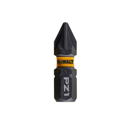 Set 5 biti pentru insurubare de impact,DeWalt Flextorq DT7386T-QZ, profil Pozidriv, PZ1, 25 mm