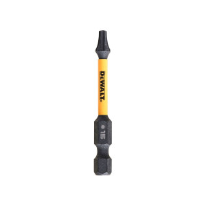 Set 5 biti pentru insurubare de impact, DeWalt Flextorq DT7394T-QZ, profil Torx, T15, 57 mm