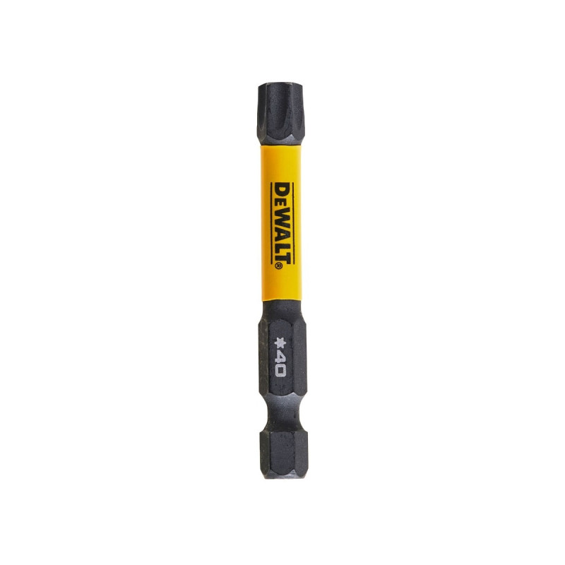Set 5 biti pentru insurubare de impact, DeWalt Flextorq DT7399T-QZ, profil Torx, T40, 57 mm