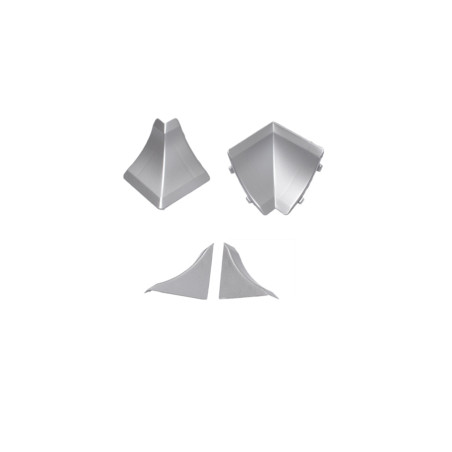 Set accesorii profil inaltator pentru blat Profilplast argintiu