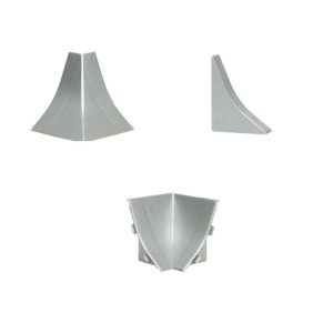 Set accesorii profil inaltator PVC PP15 gri