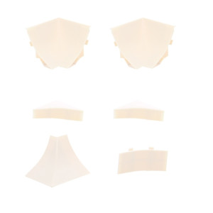 Set accesorii profil inaltator PVC PP23 marmura