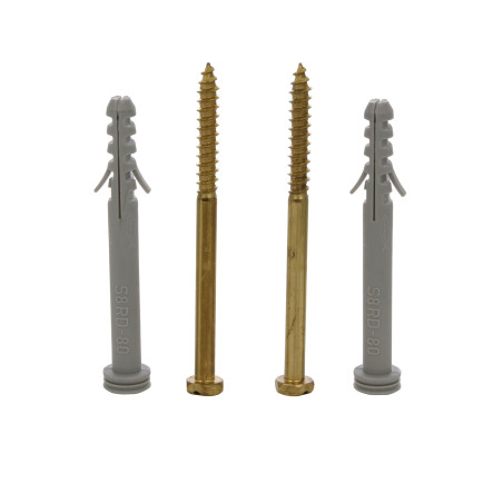 Set fixare sanitare, diblu 8 x 80 mm, surub 6 x 85 mm