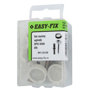 Set montaj oglinda, Easy-Fix DPO4540, alb