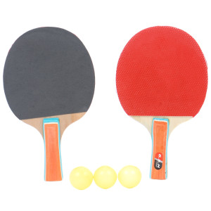 Set tenis de masa, 2 palete, 3 mingi