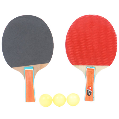 Set tenis de masa, 2 palete, 3 mingi
