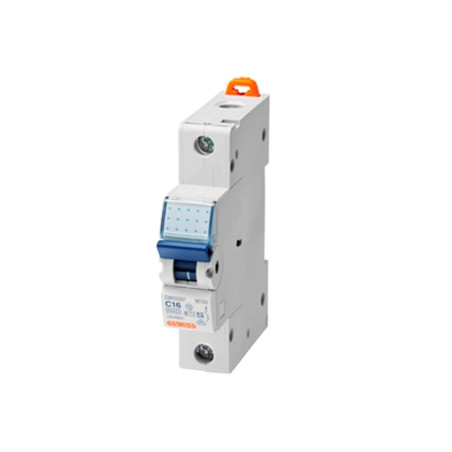 Siguranta automata modulara Gewiss GW92108, 1P, 16 A, curba C