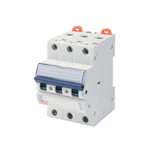 Siguranta automata modulara Gewiss GW92166, 3P, 10 A, curba C