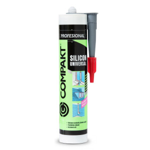 Silicon universal Compakt, gri, interior / exterior, 280 ml