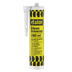 Silicon universal Etalon, alb, interior / exterior, 280 ml