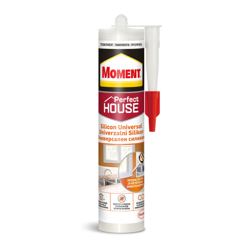 Silicon universal Moment Case si constructii, transparent, interior / exterior, 280 ml