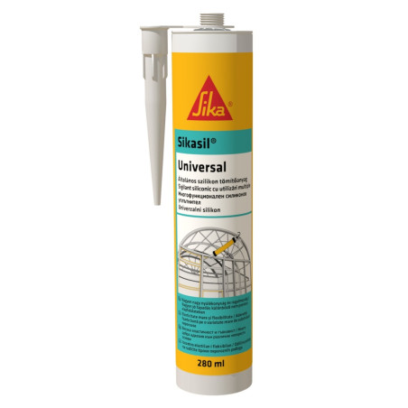 Silicon universal Sika Sikasil Universal, alb, interior / exterior, 280 ml