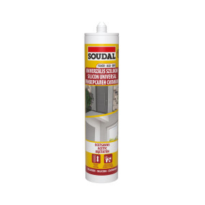 Silicon universal Soudal, alb, interior / exterior, 280 ml