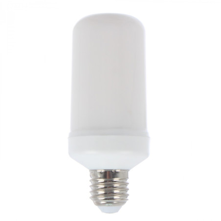 Bec LED Hoff tubular E27 3W, efect flacara / general / respiratie