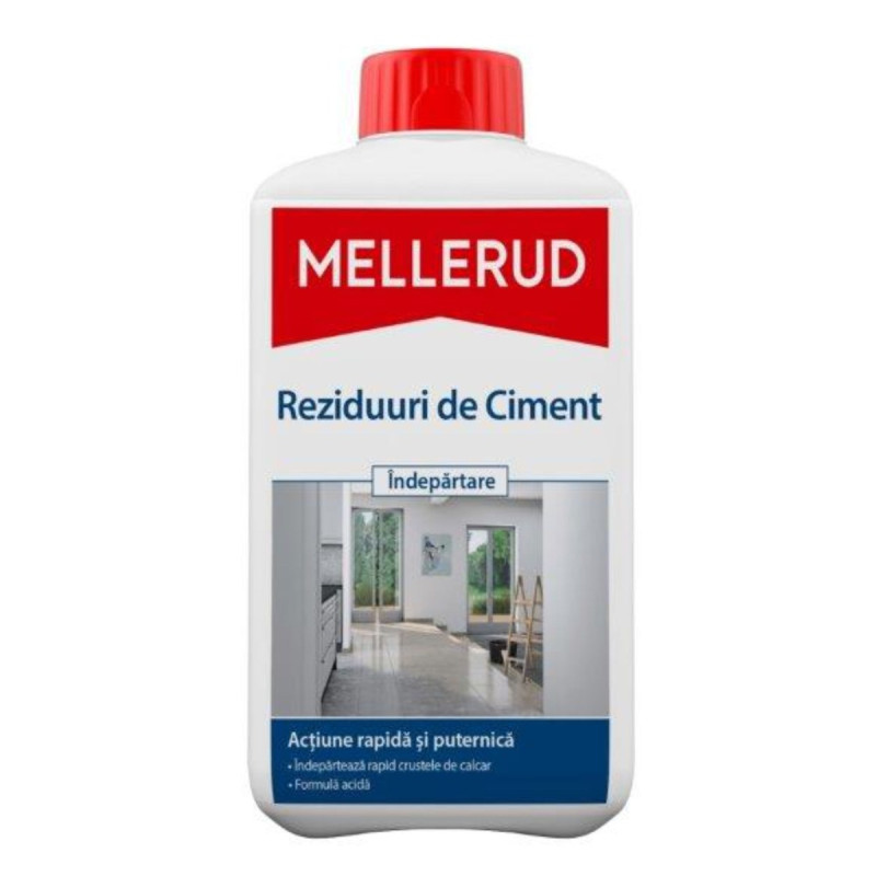 Solutie de indepartat urmele de ciment, Mellerud, 1 L