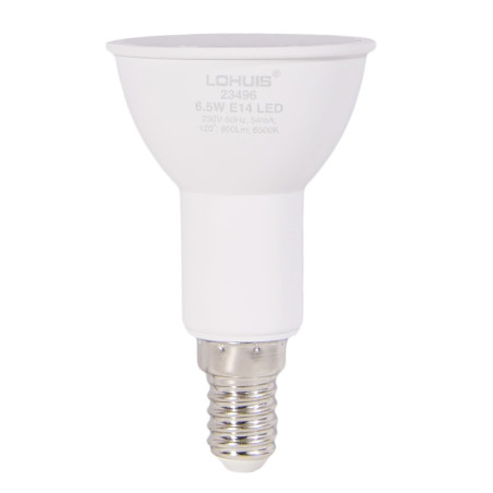 Bec LED Lohuis spot R50 E14 6.5W 600lm lumina rece 6500 K
