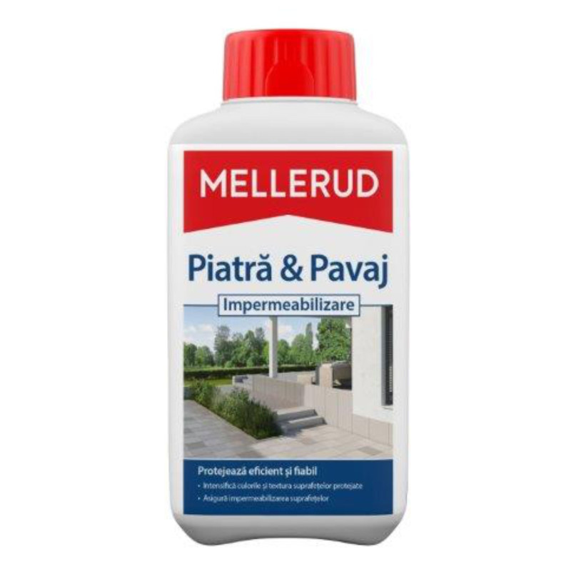 Solutie pentru protectia suprafetelor din piatra, Mellerud, 0.5 L