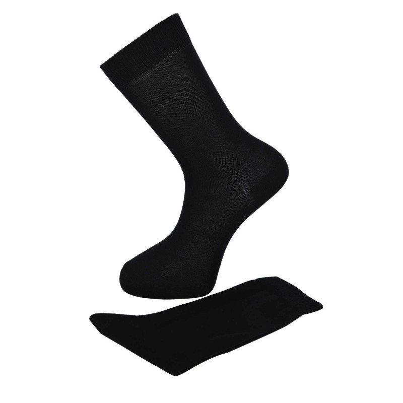 Sosete adulti, tratate antimicotic, bumbac pieptanat, negru, marimea 41 - 43