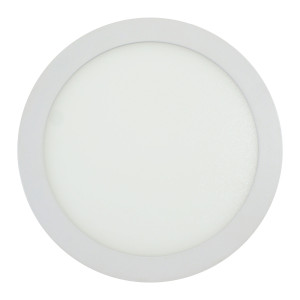 Spot LED aparent Hepol, 18W, 1300lm, lumina neutra 4000 K, rotund, alb