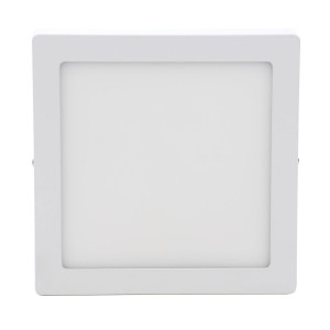 Spot LED aparent Hepol, 18W, 1440lm, lumina neutra 4000 K, patrat, alb