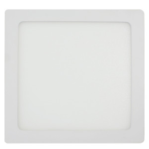 Spot LED aparent Hepol, 24W, 1800lm, patrat 30 cm, lumina neutra 4000 K, IP40