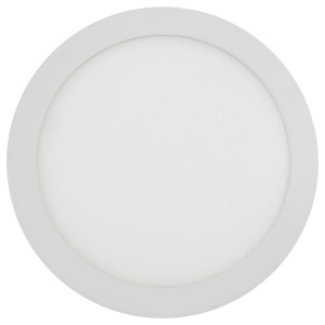 Spot LED aparent Hepol, 24W, 1900lm, rotund, D 30 cm, lumina neutra 4000 K, IP40, alb