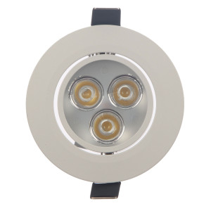 Spot LED incastrat MT 115 70316, 3W, lumina neutra, orientabil, alb mat