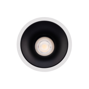 Spot LED incastrat MT 146 70408, 7W, lumina neutra, orientabil, alb mat + negru mat