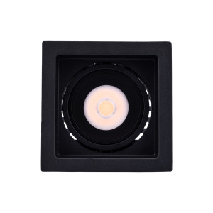 Spot LED incastrat MT 148 70416, 12W, lumina neutra, orientabil, negru mat