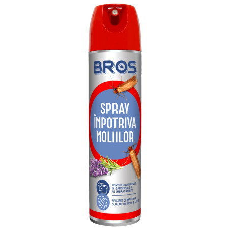 Spray aerosol antimolii Bros, 150 ml