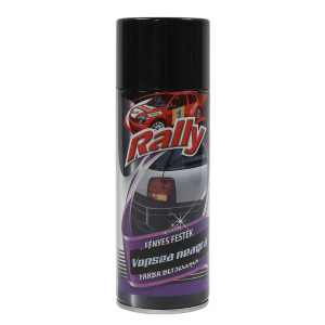 Spray auto cu vopsea, negru lucios, Rally, 400 ml