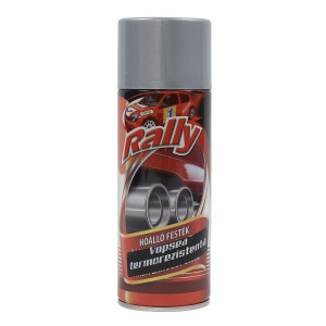 Spray auto cu vopsea, termorezistent, argintiu, Rally, 400 ml