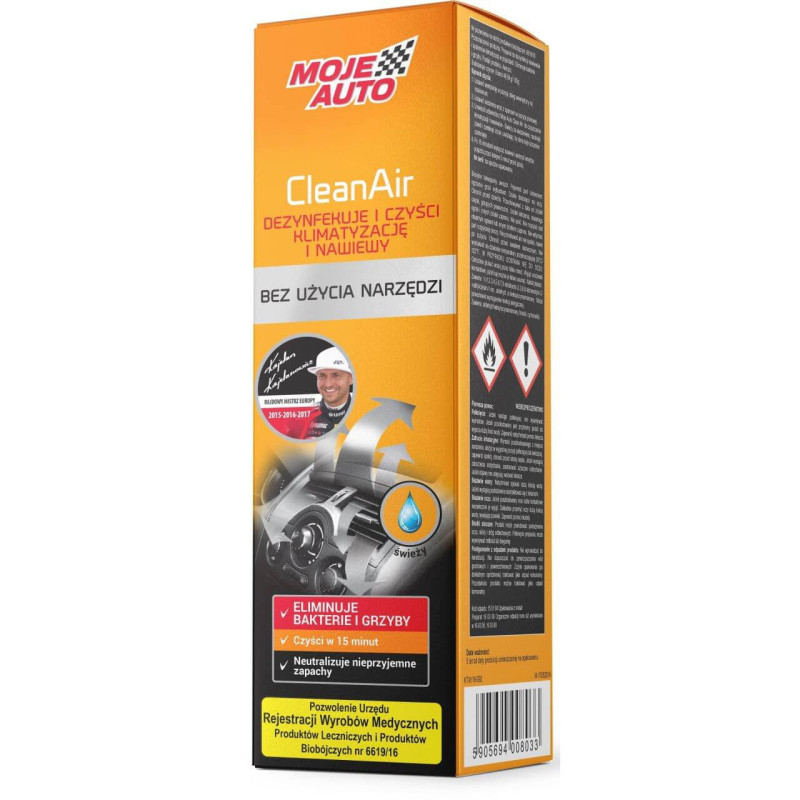 Spray auto, pentru curatare sistem de climatizare, Moje Auto, 150 ml