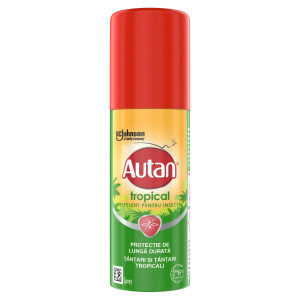 Spray de corp impotriva insectelor Autan Tropical, 50 ml