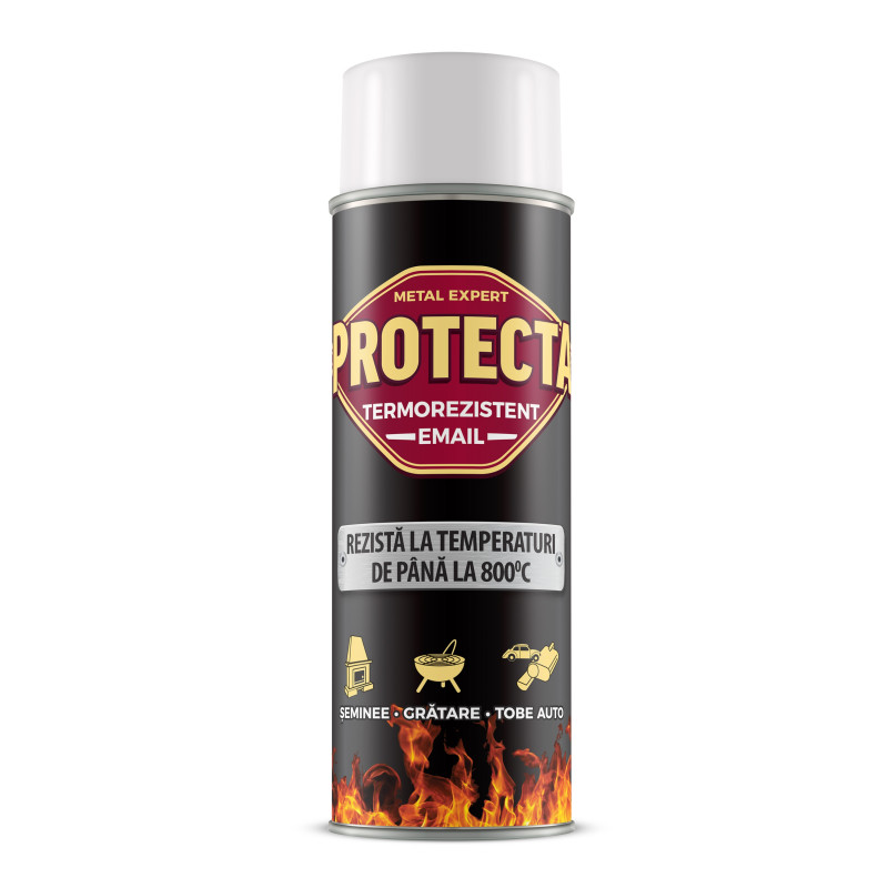 Spray email termorezistent Protecta, argintiu, 400 ml