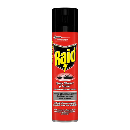Spray gandaci / furnici Raid, instant, 400 ml