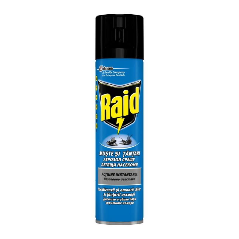 Spray muste / tantari Raid, instant, 400 ml