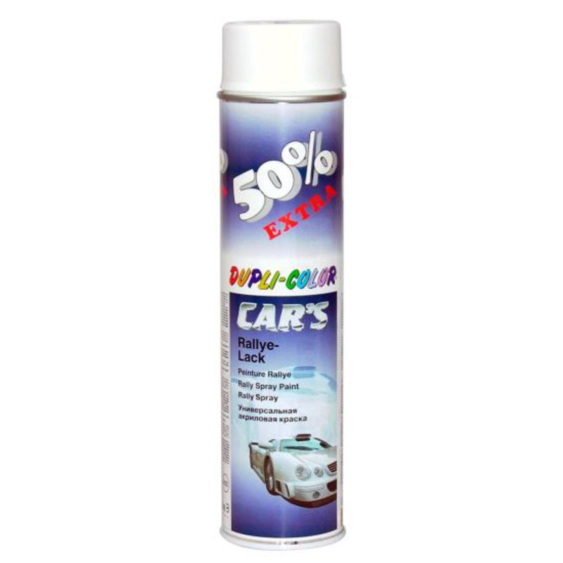Spray vopsea auto, Dupli-Color Car's, alb mat, exterior, 600 ml